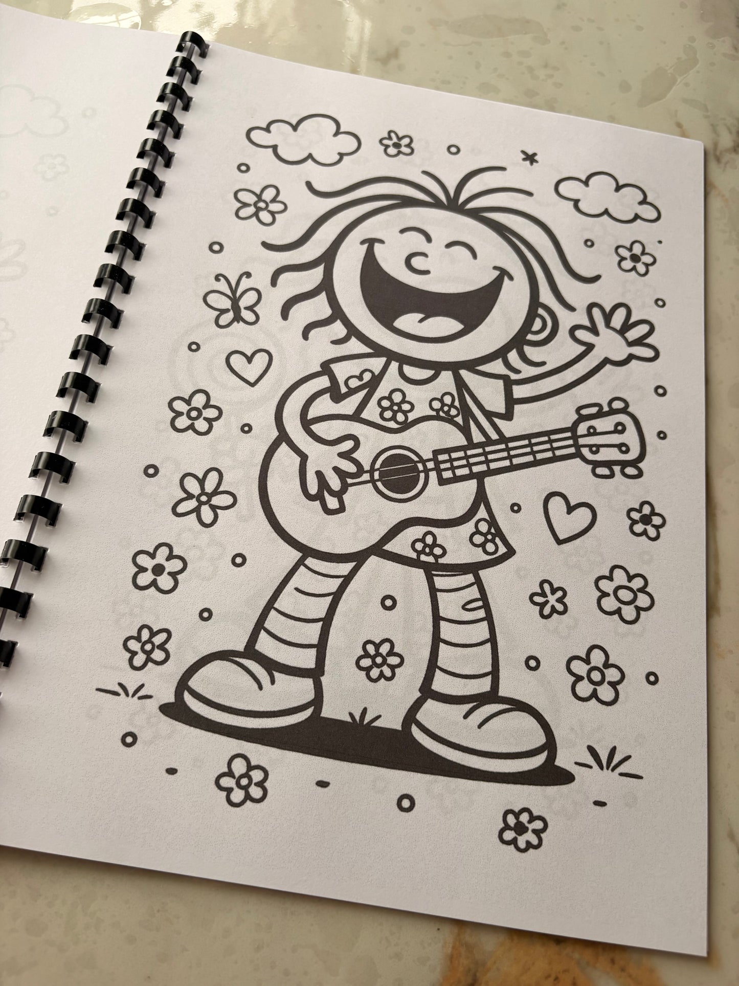 Bubblegum 90s Cartoon Colouring Book