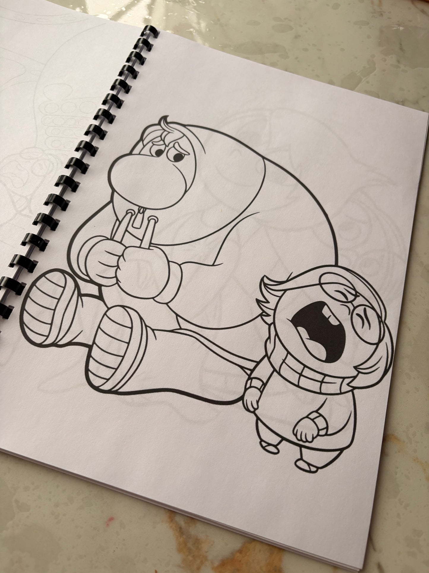 Inside Out Colouring Book