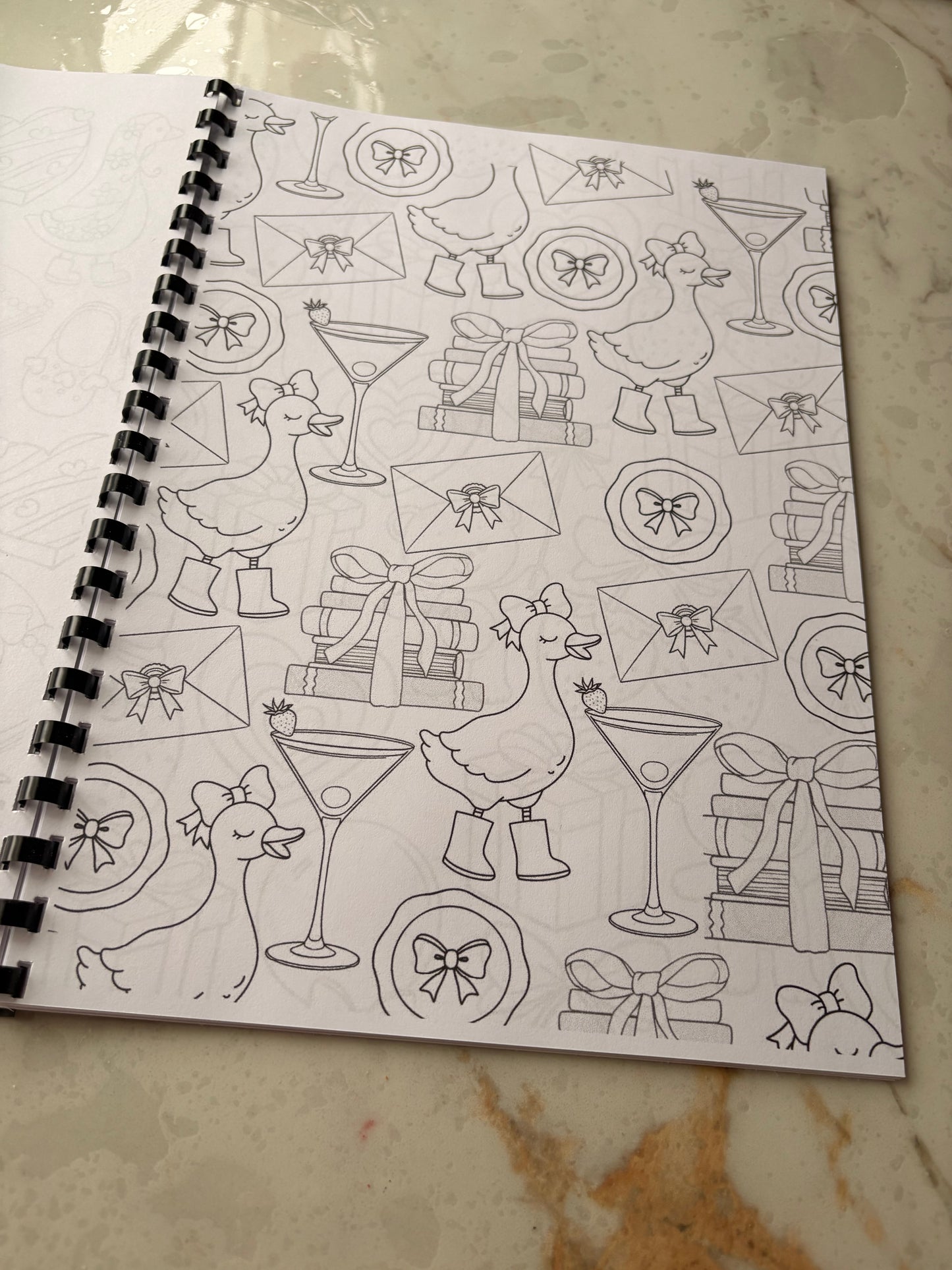 Bows & Coquette Colouring Book