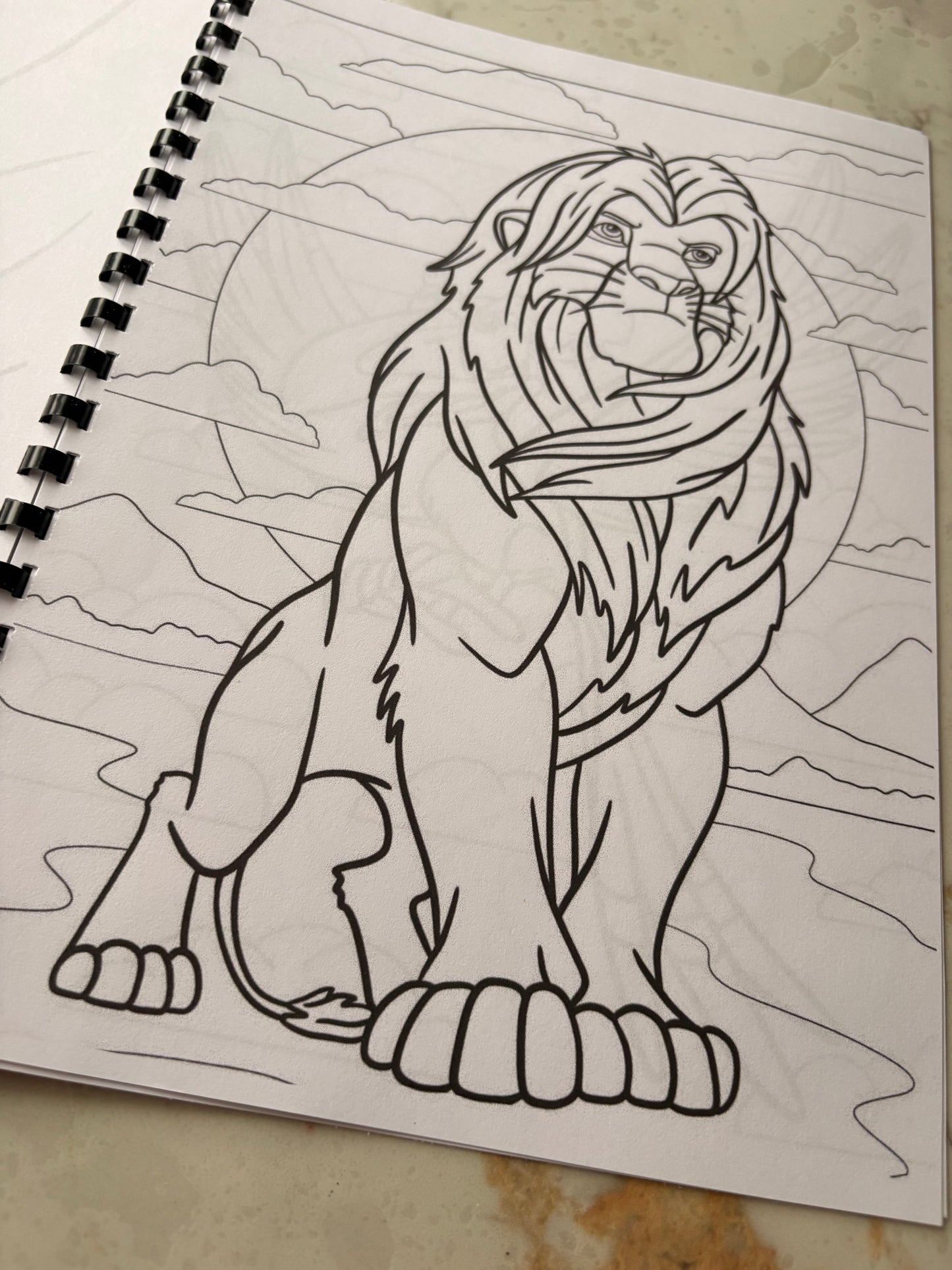 Lion King Colouring Book