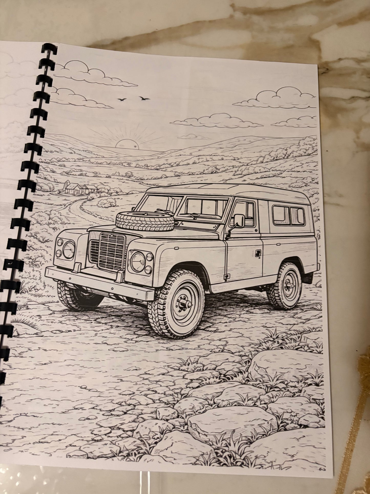 Classic Cars Colouring Book