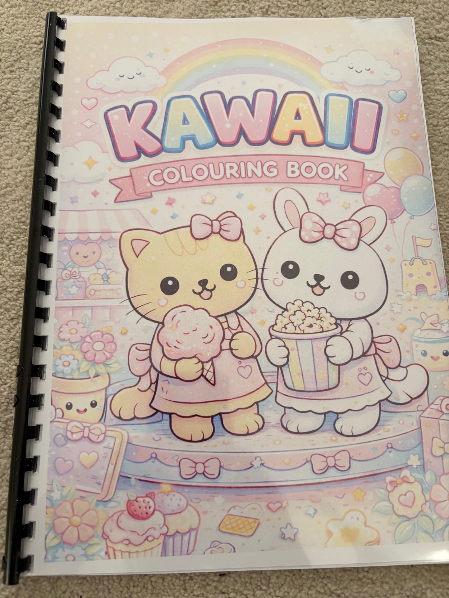 Cute Kawaii Colouring Book for Kids