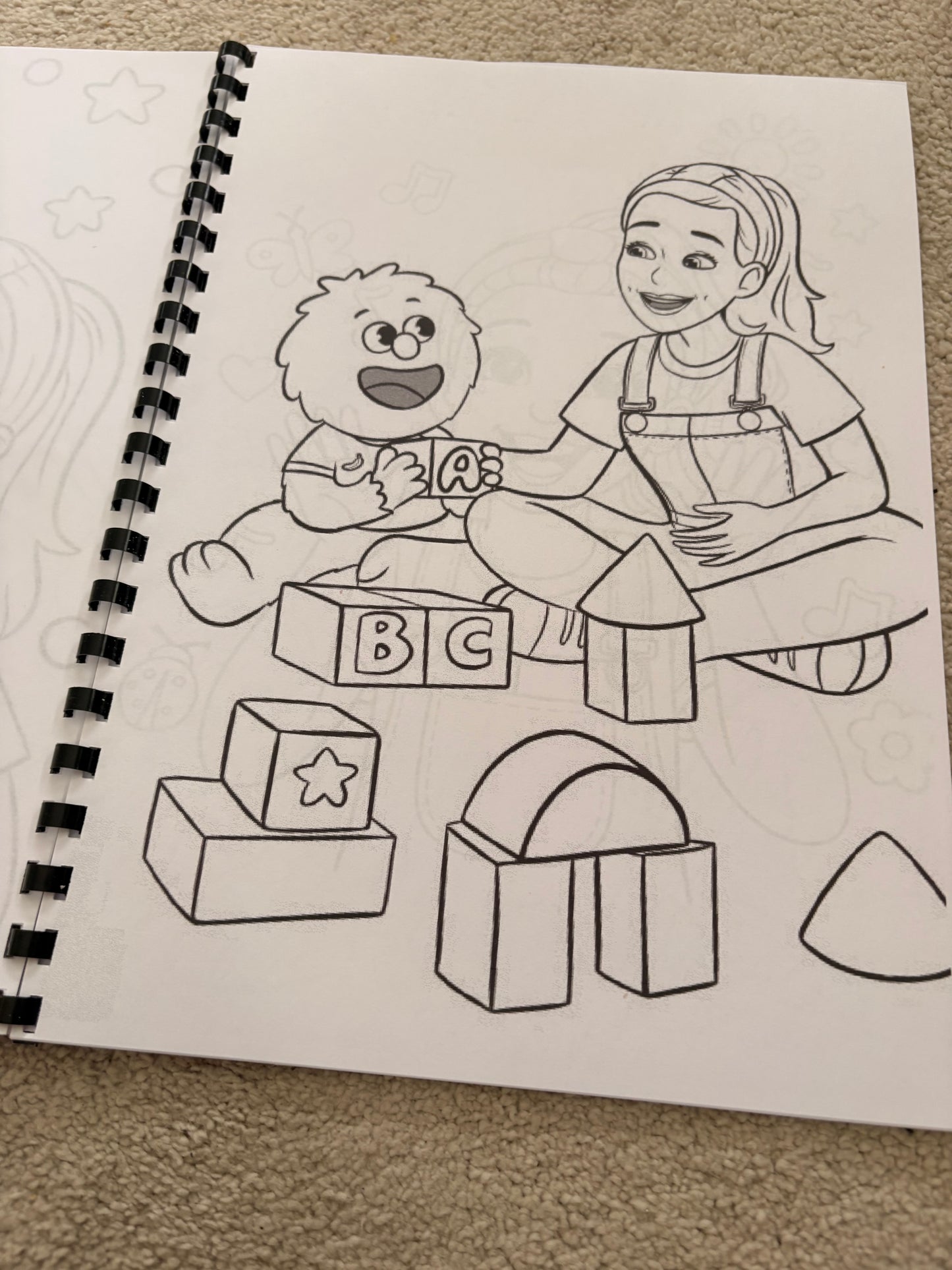 Miss Rachel Inspired Kids Colouring Book