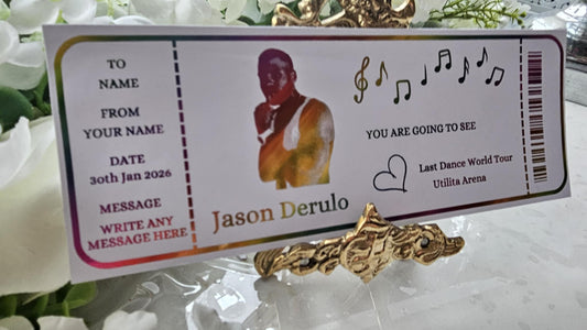 Jason Derulo Ticket Gift