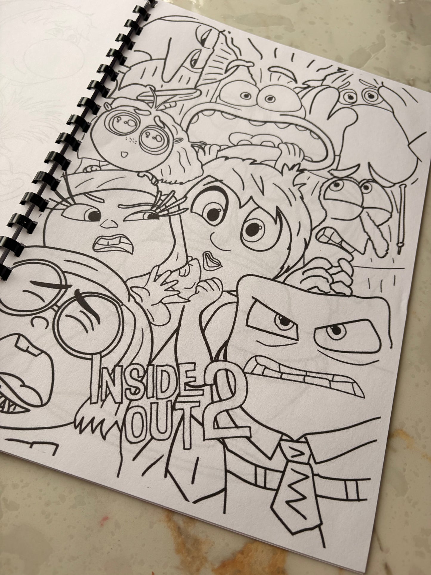 Inside Out Colouring Book
