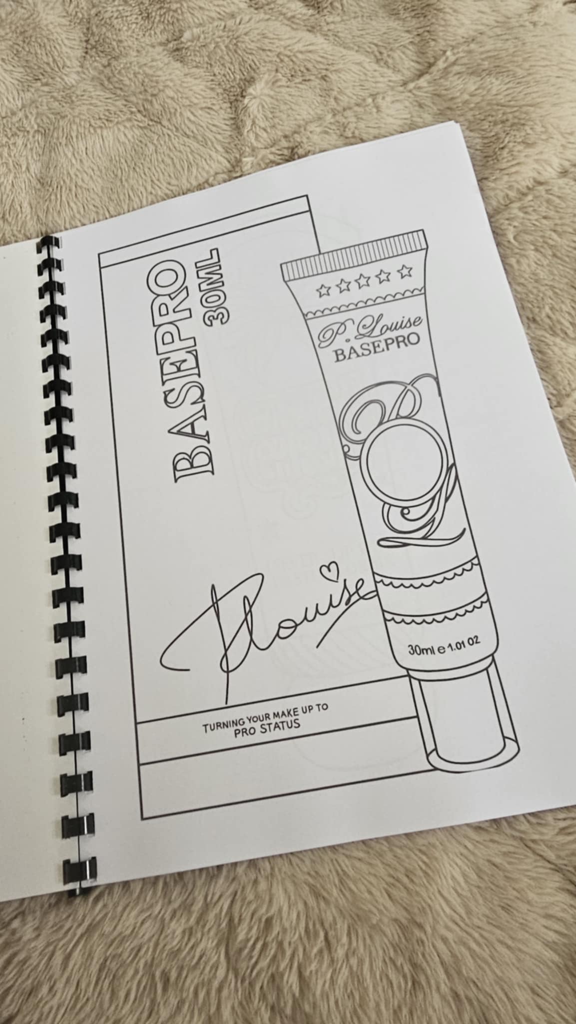 Bad Bitch P Louise Colouring Book