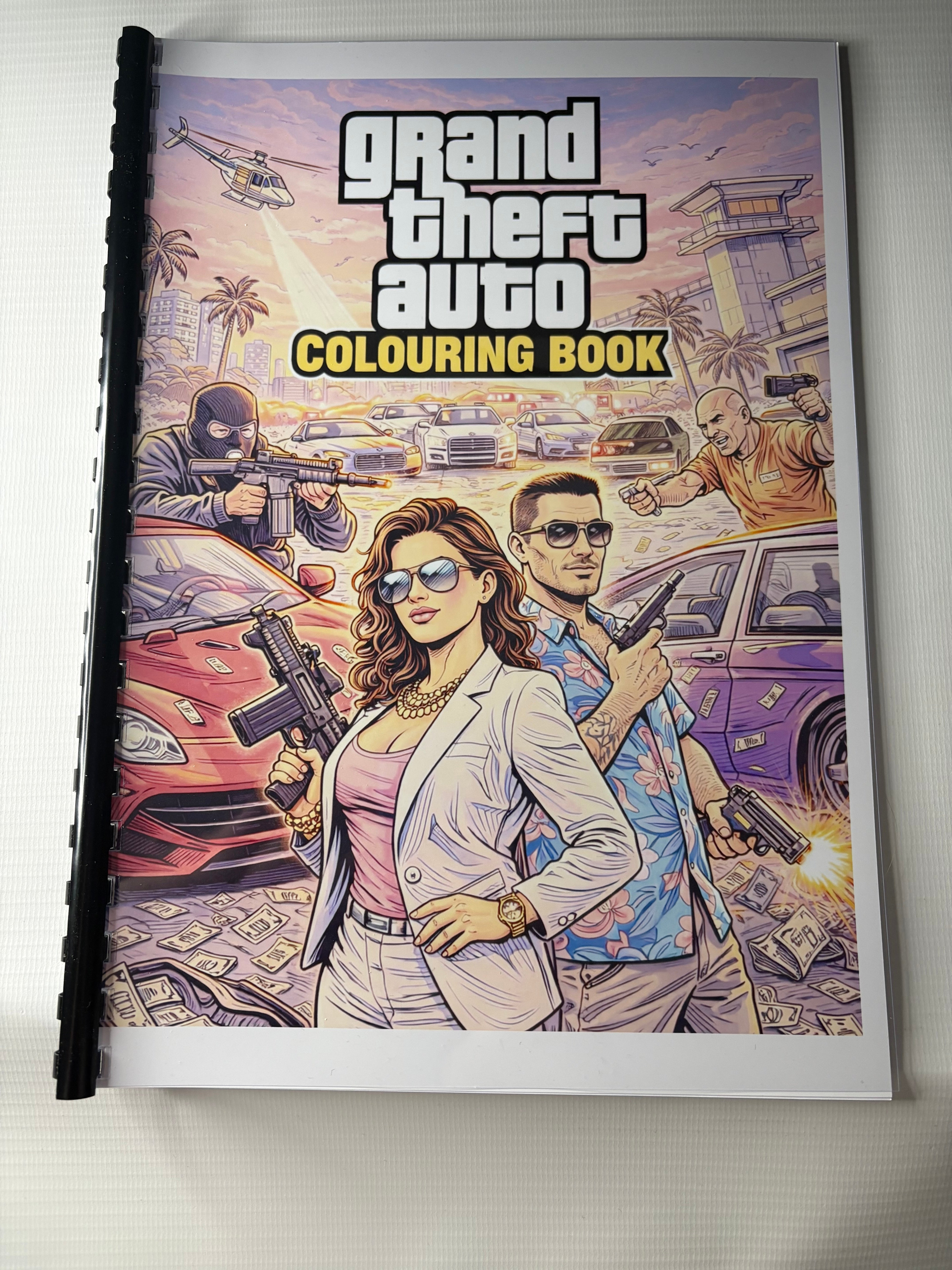 GTA Colouring Book – Dolce's Designs