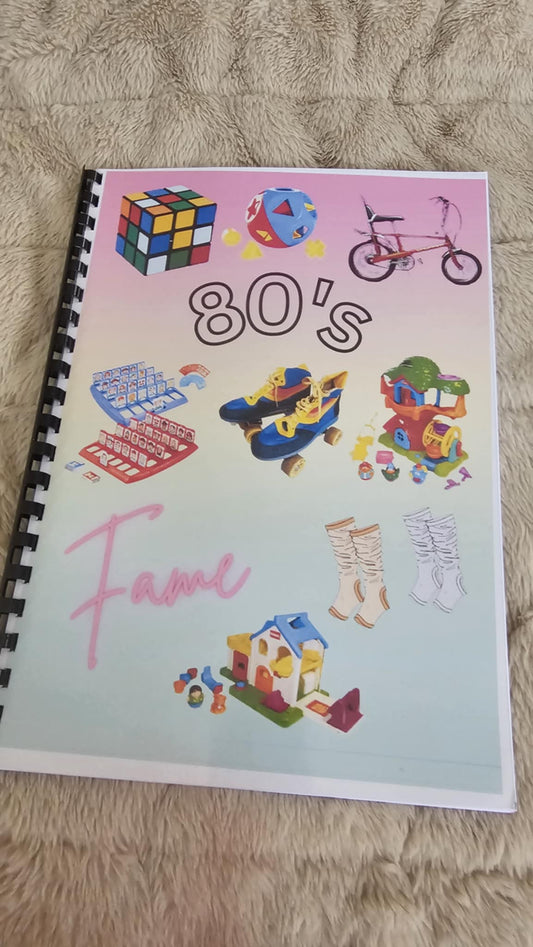 80s Retro Colouring Book