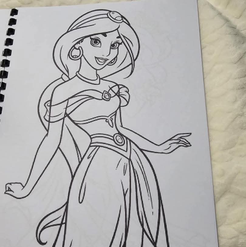 Aladdin Inspired Colouring Book