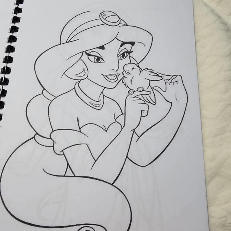 Aladdin Inspired Colouring Book