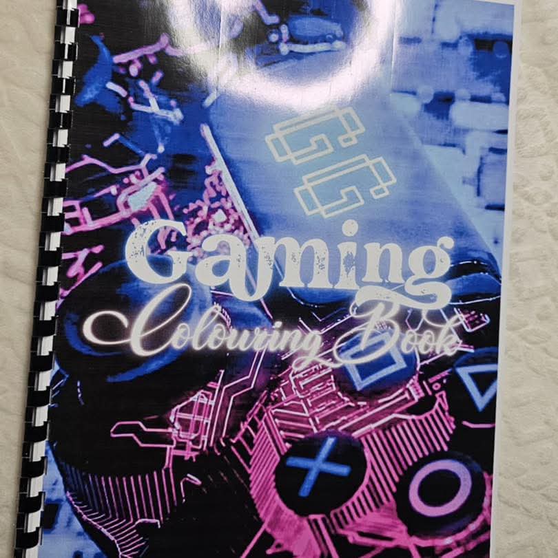 Gaming Consoles Colouring Book