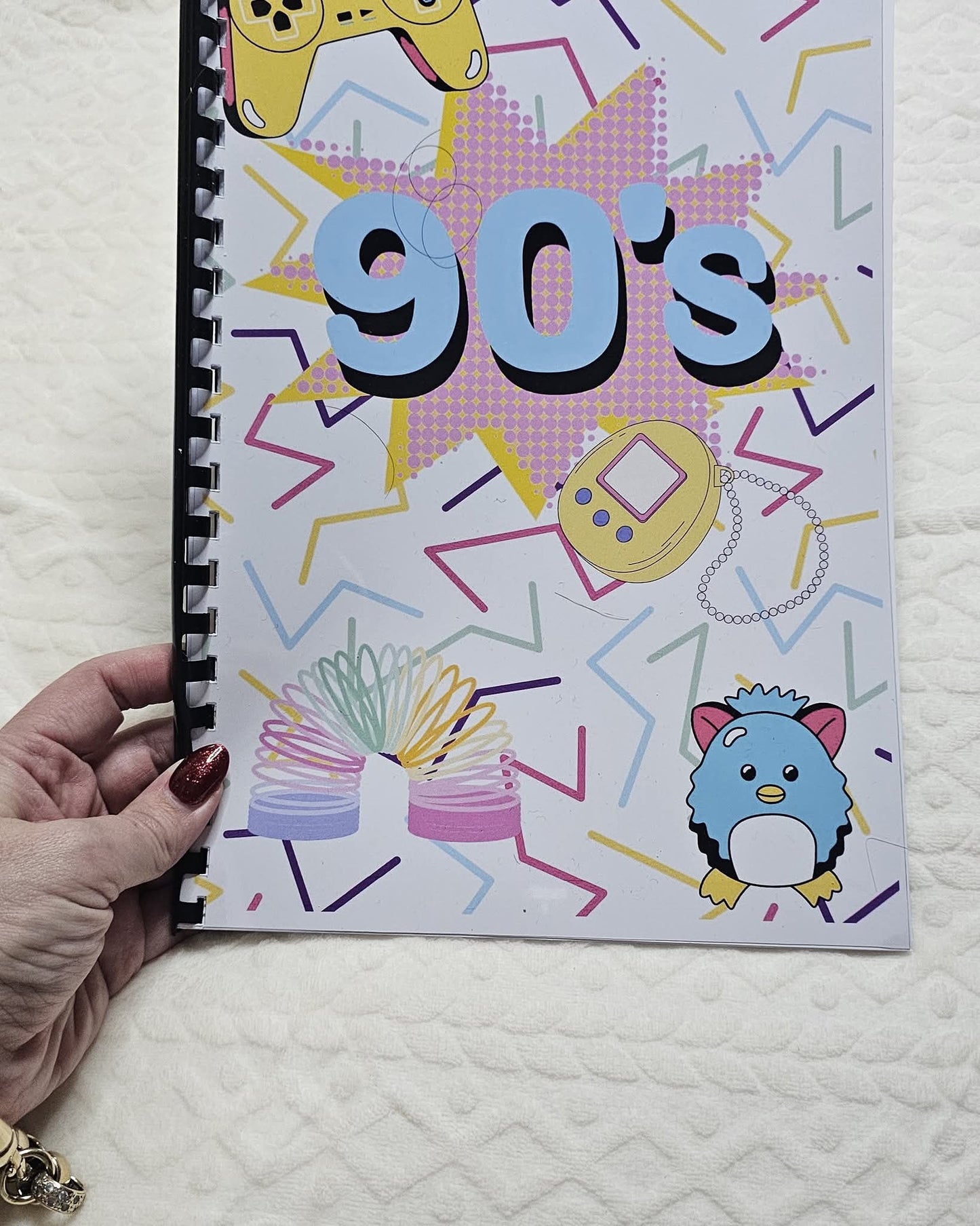 90s Throwback Colouring Book