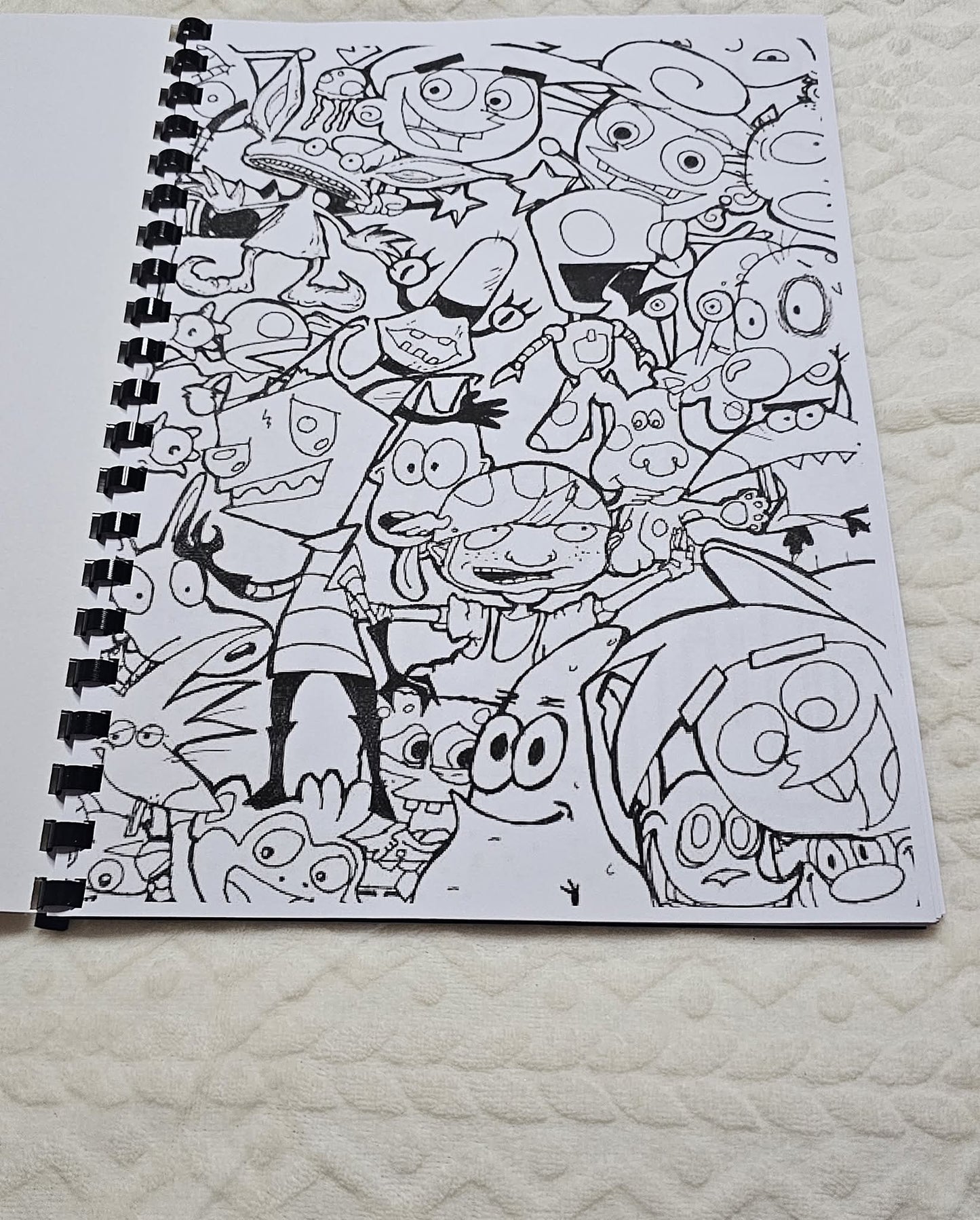 90s Throwback Colouring Book