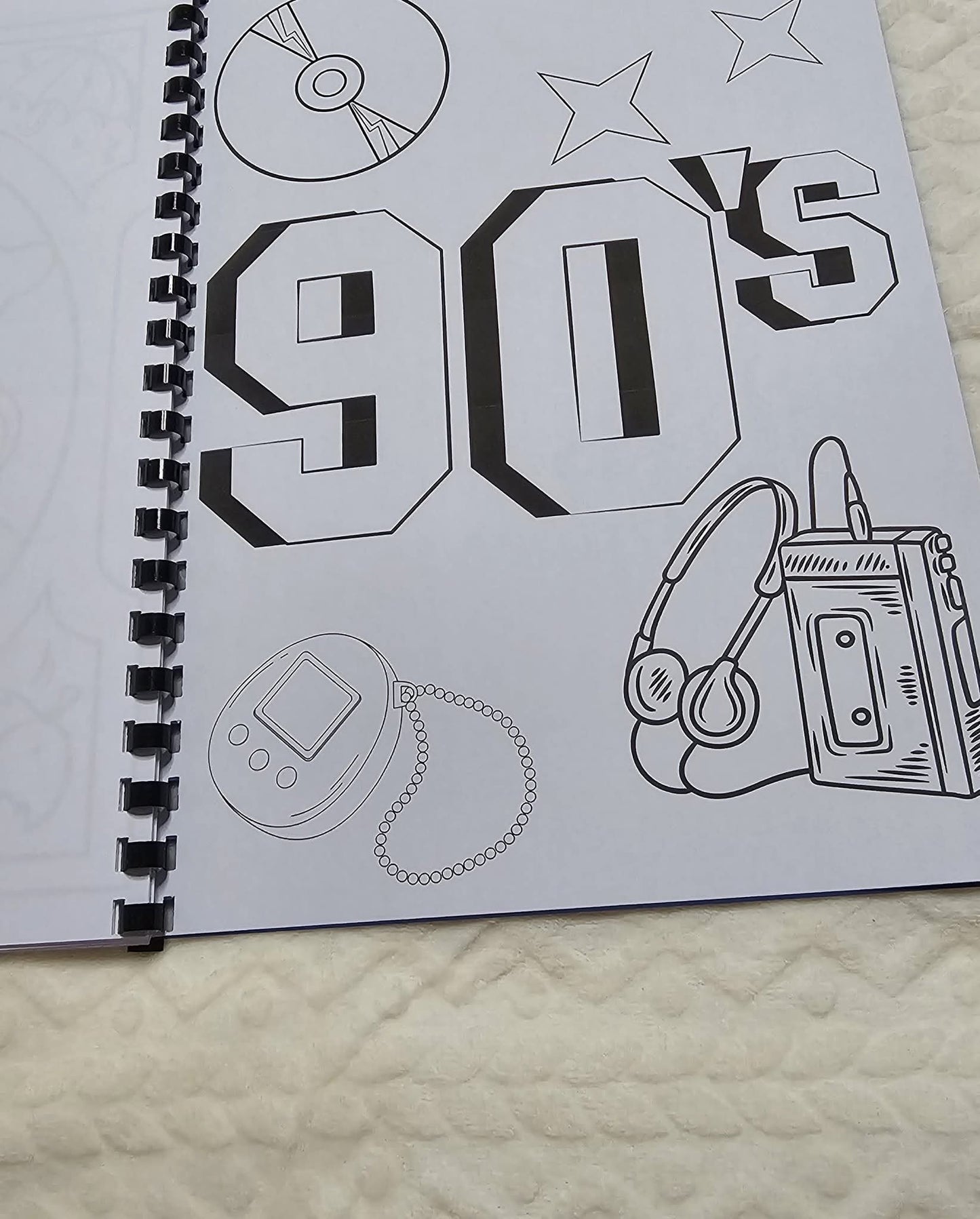 90s Throwback Colouring Book