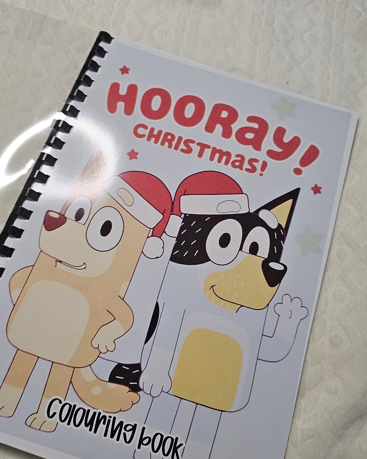 Christmas Bluey Colouring Book