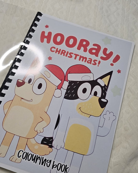Christmas Bluey Colouring Book
