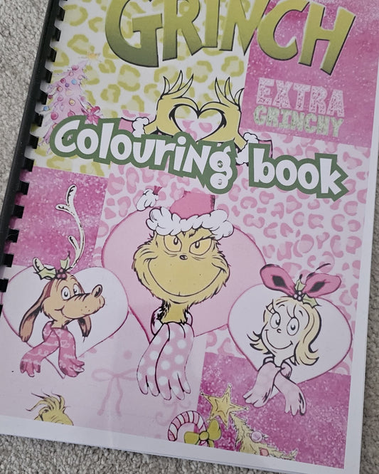 Grinch Inspired Colouring Book