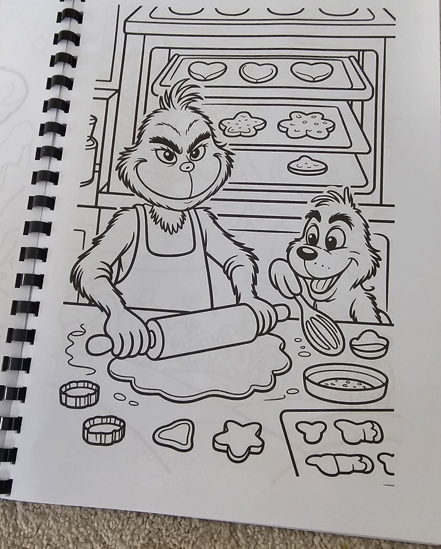 Grinch Inspired Colouring Book