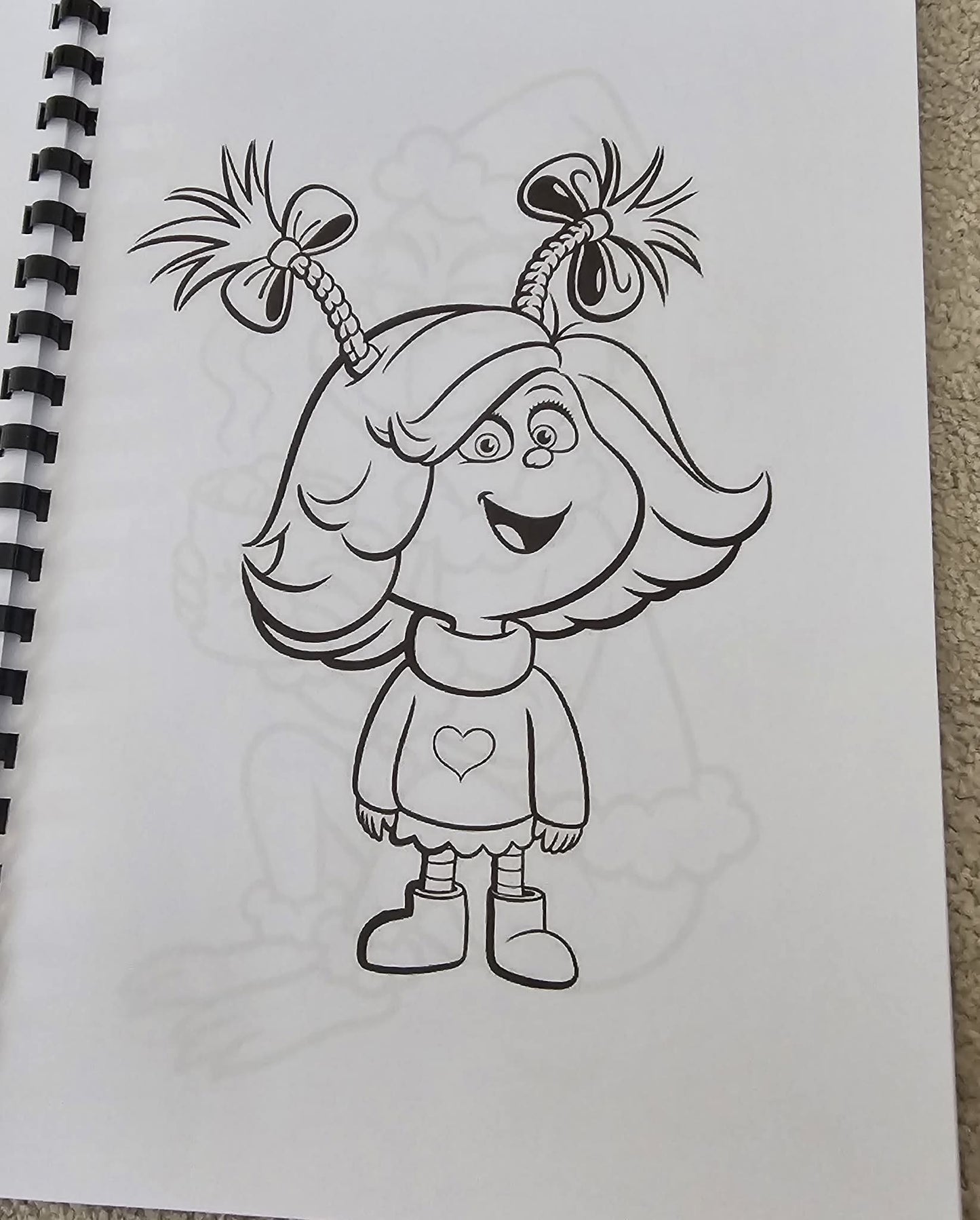 Grinch Inspired Colouring Book