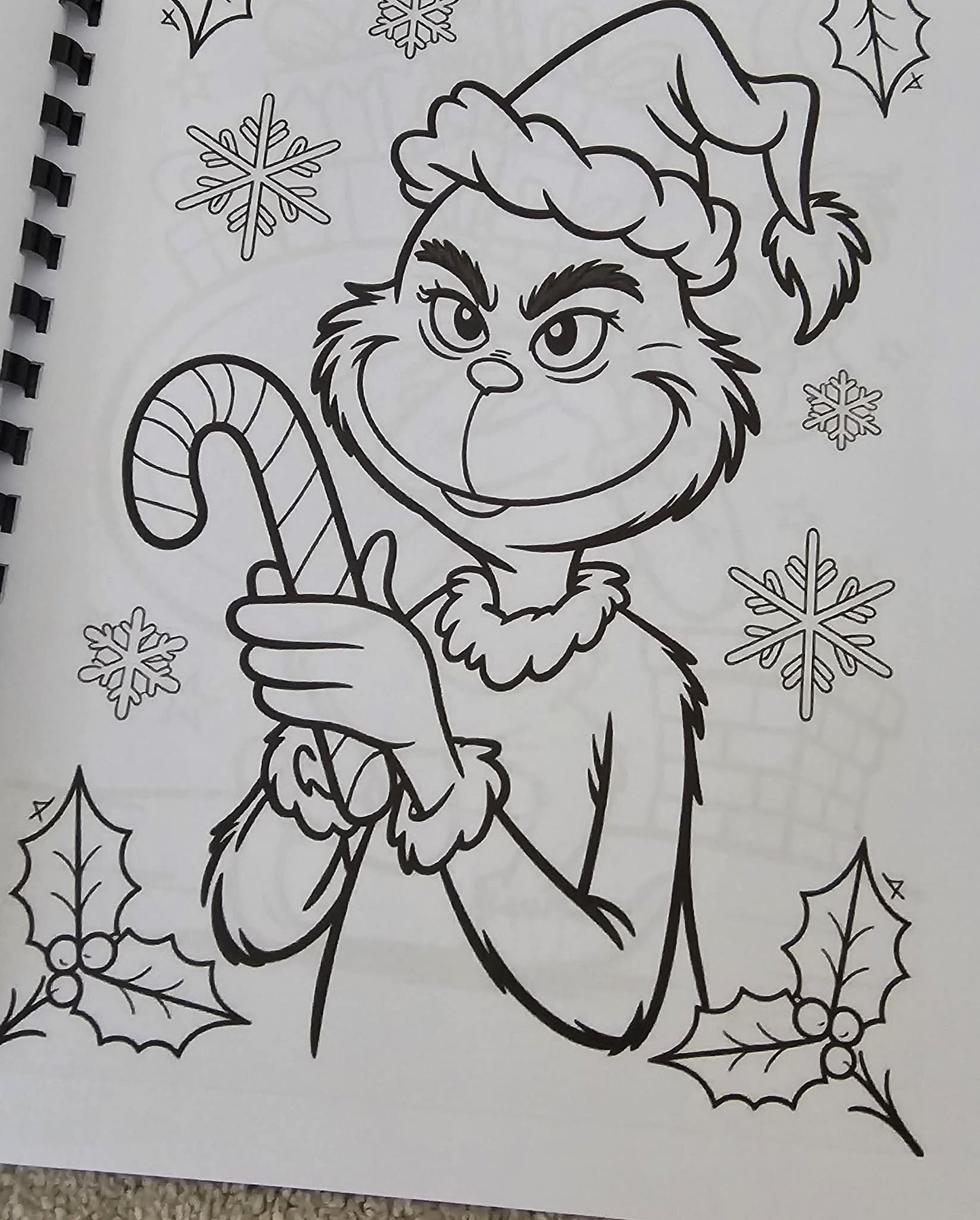 Grinch Inspired Colouring Book