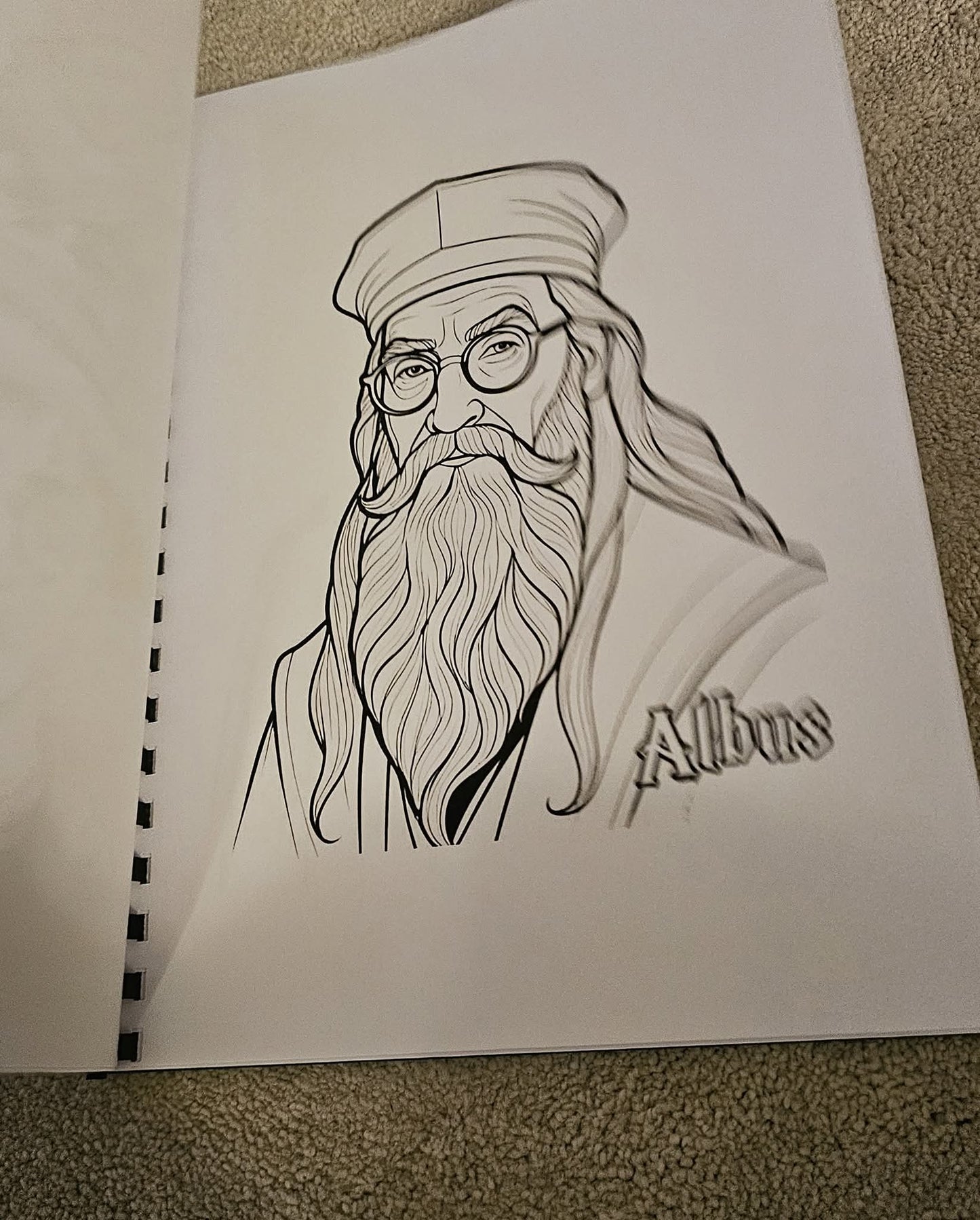Harry Potter Inspired Colouring Book