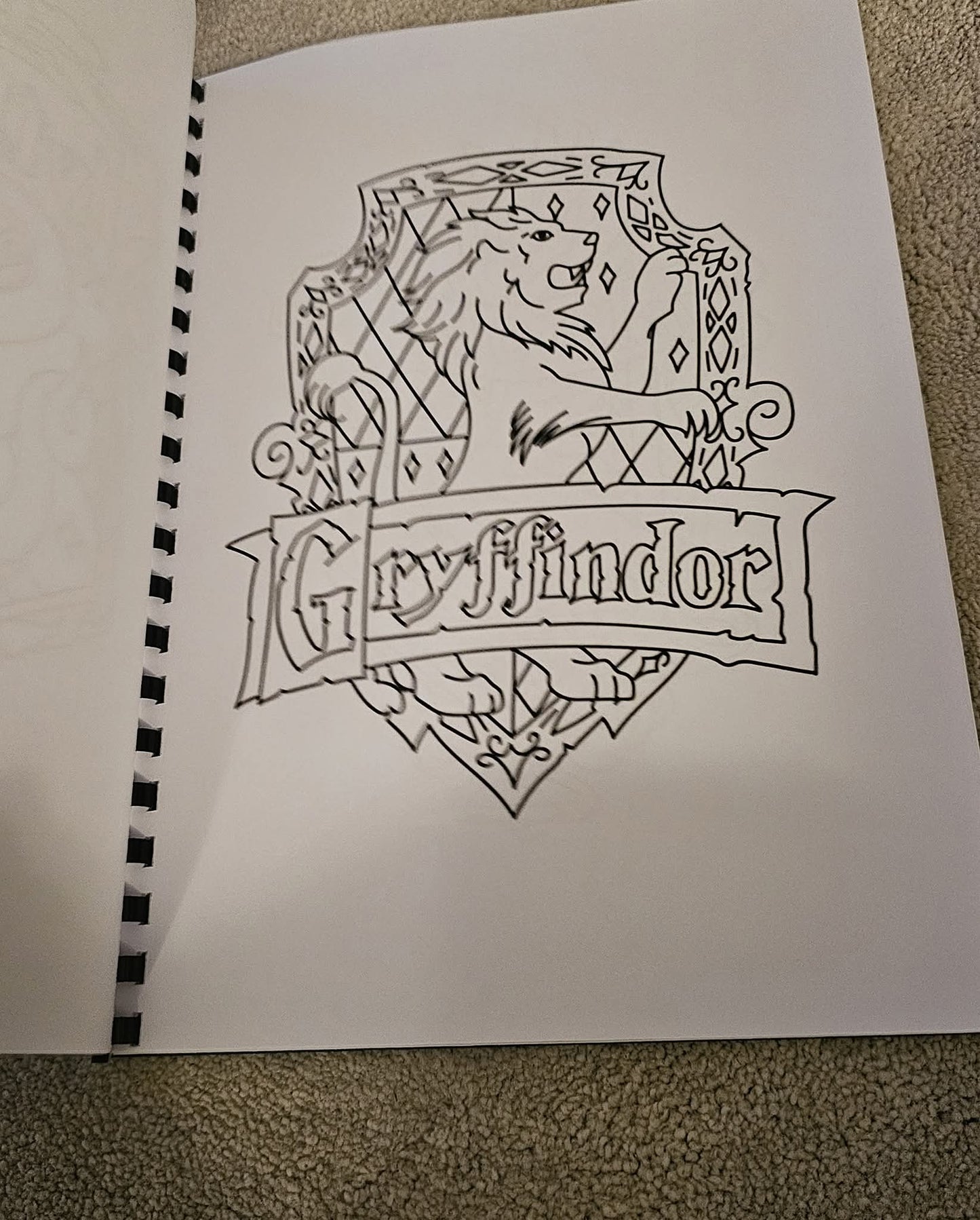 Harry Potter Inspired Colouring Book