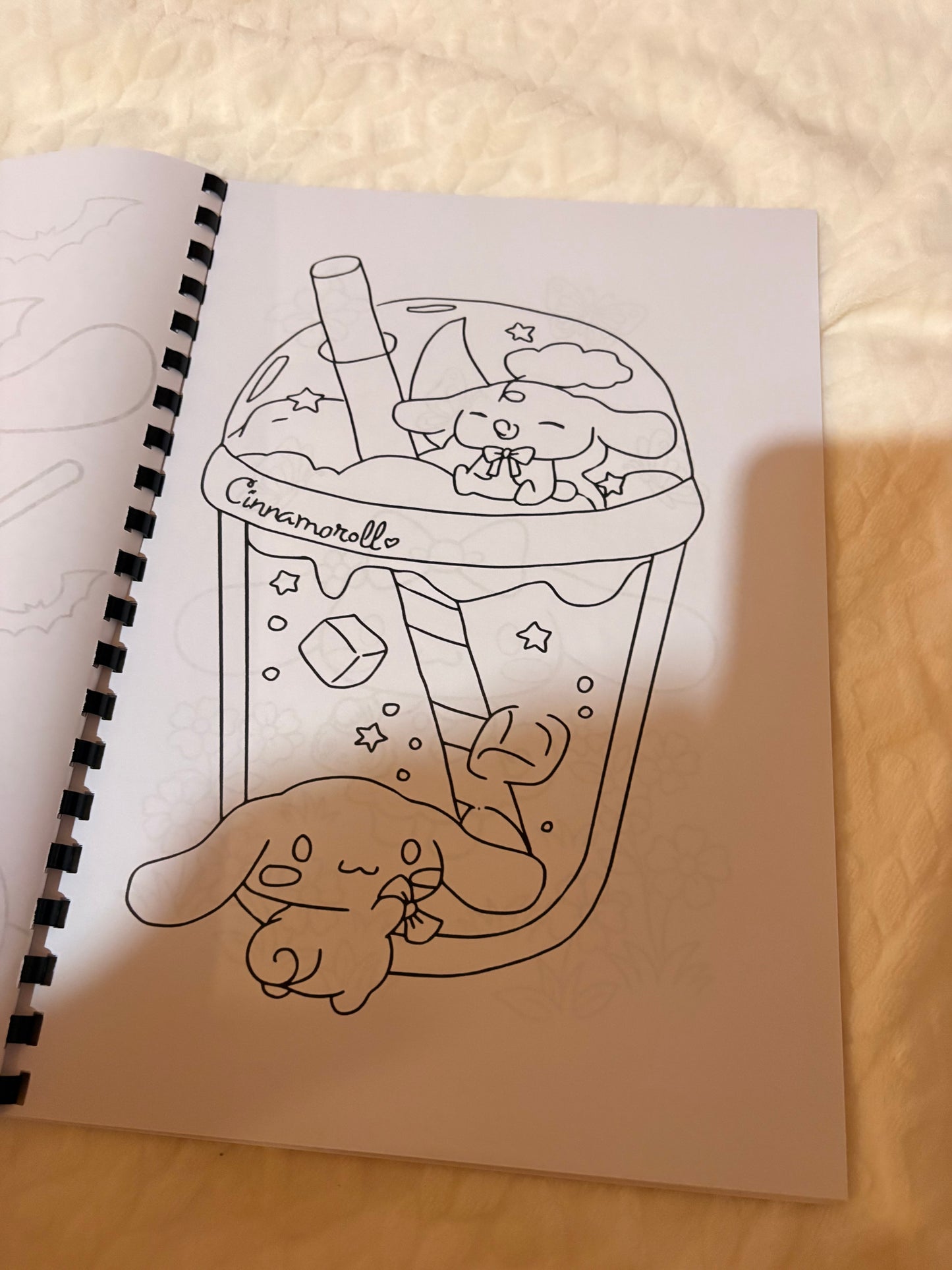 Cinnamoroll Colouring Book | Cute Kawaii Style | A4 Activity Book