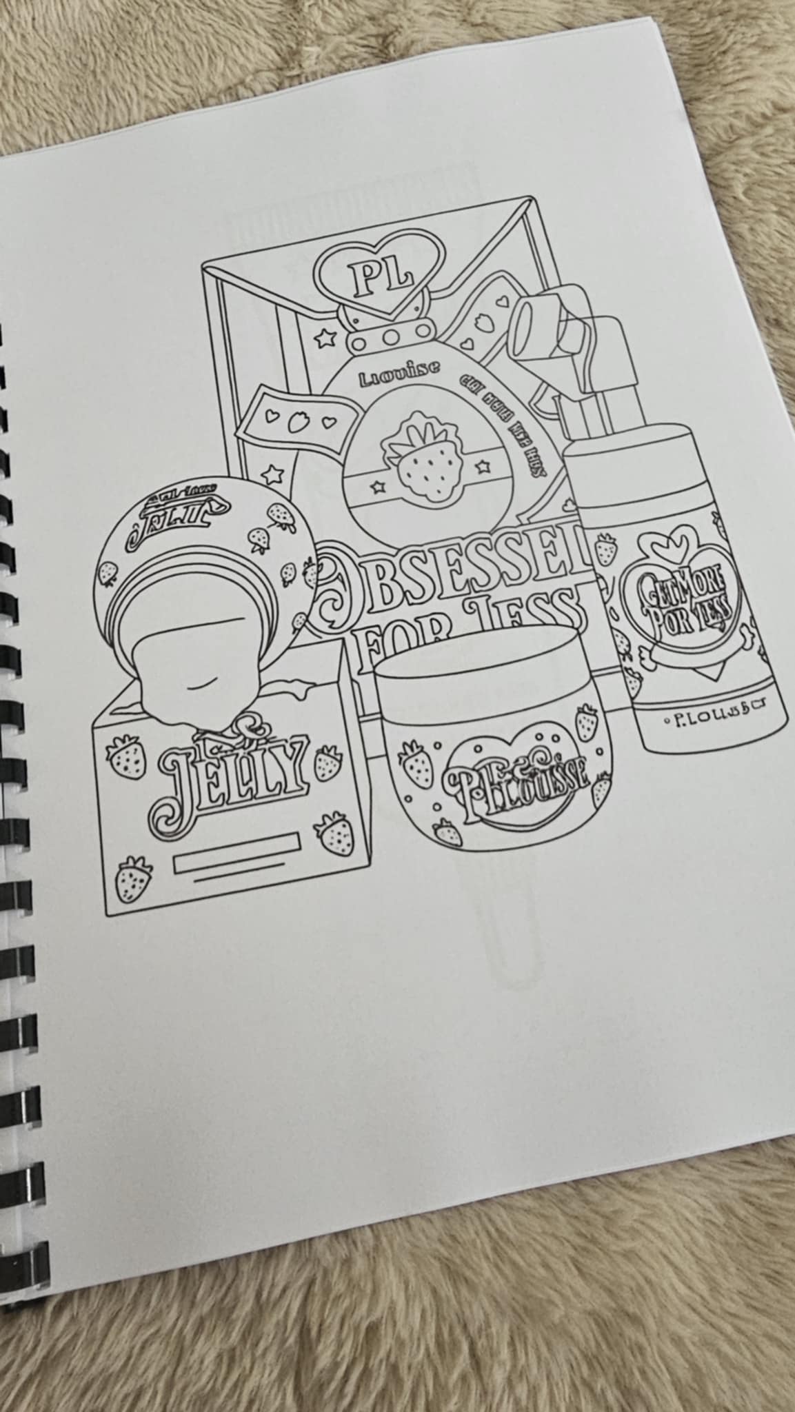 Bad Bitch P Louise Colouring Book