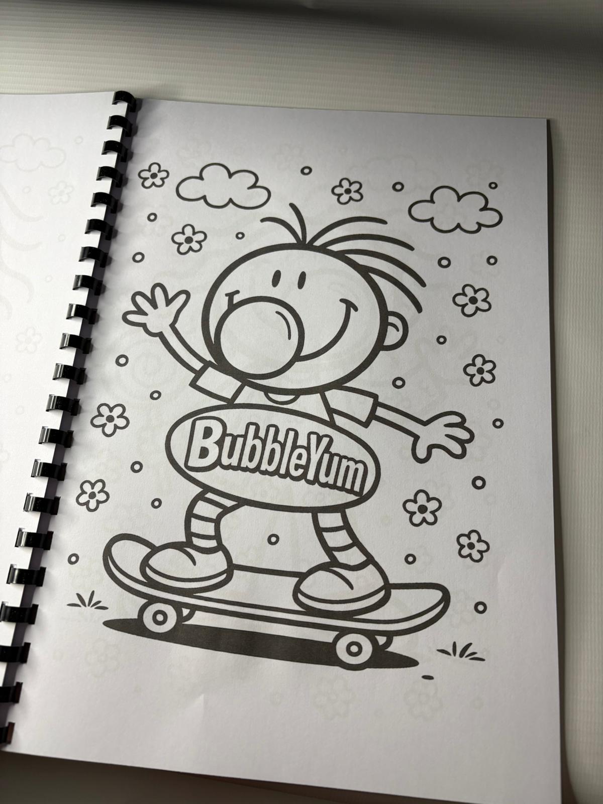Bubblegum Colouring Book