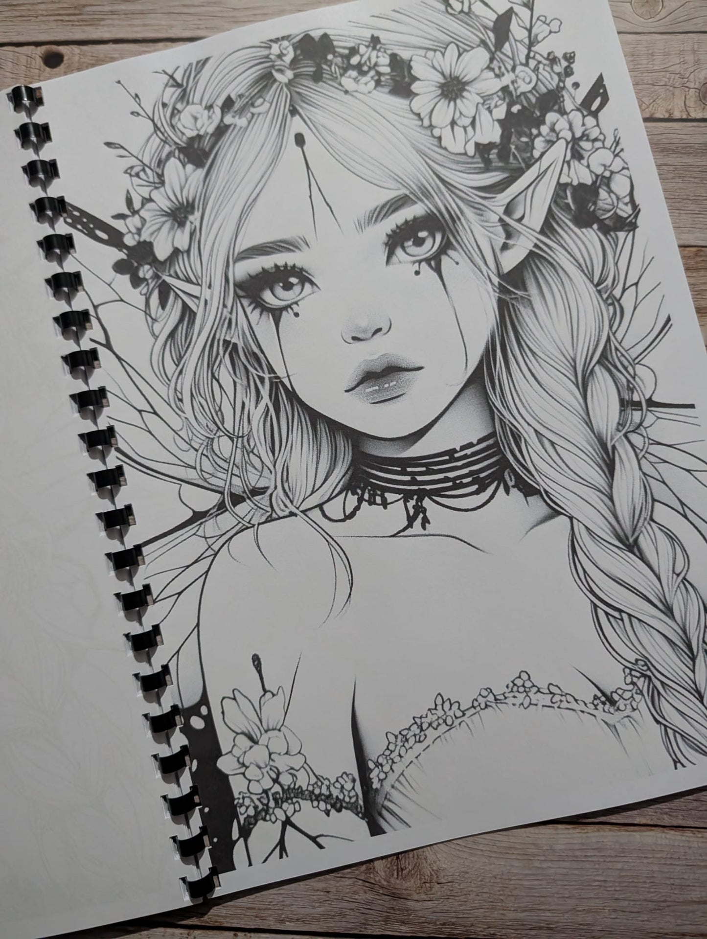 Dark Fairy Colouring Book