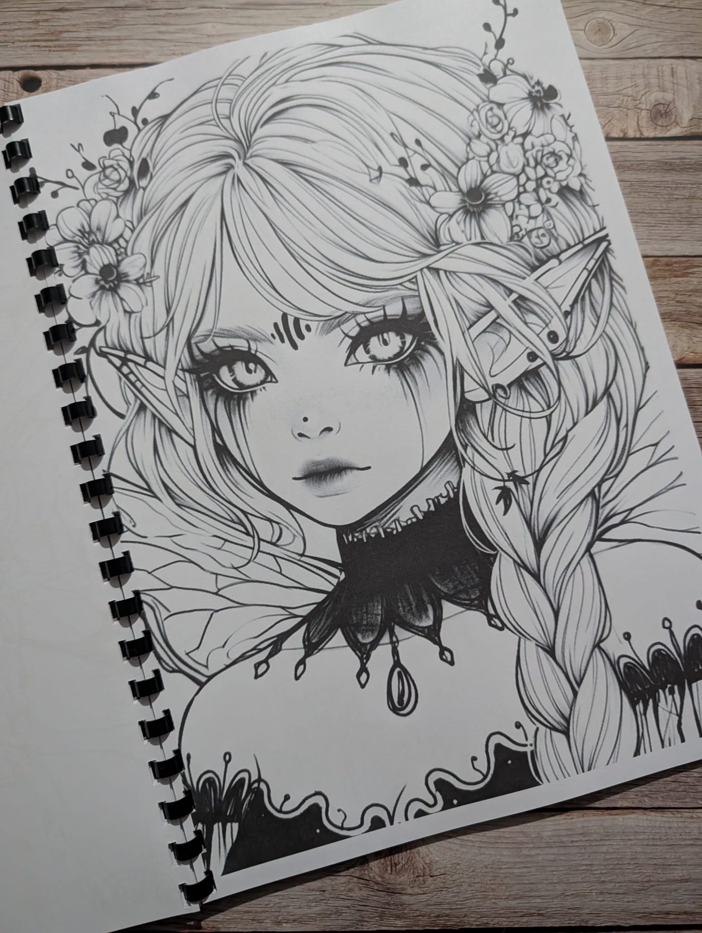 Dark Fairy Colouring Book