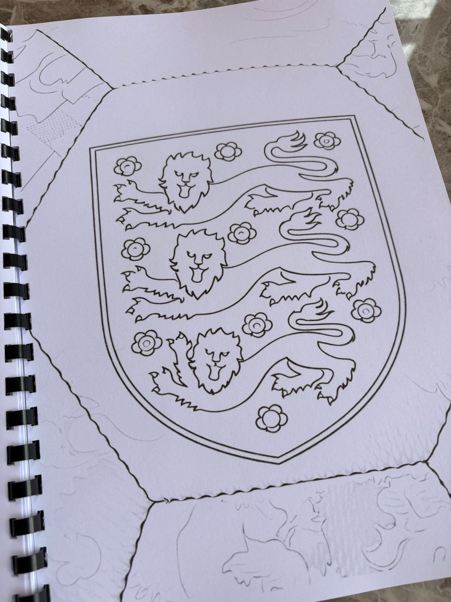 England World Cup 2026 Colouring Book – England Football Team Colouring Book | 20+ Pages Celebrating the Road to World Cup Glory