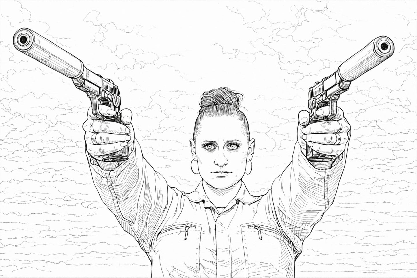 Misfits TV Series Colouring Book | A4 British TV Inspired Colouring Book | Fan Gift