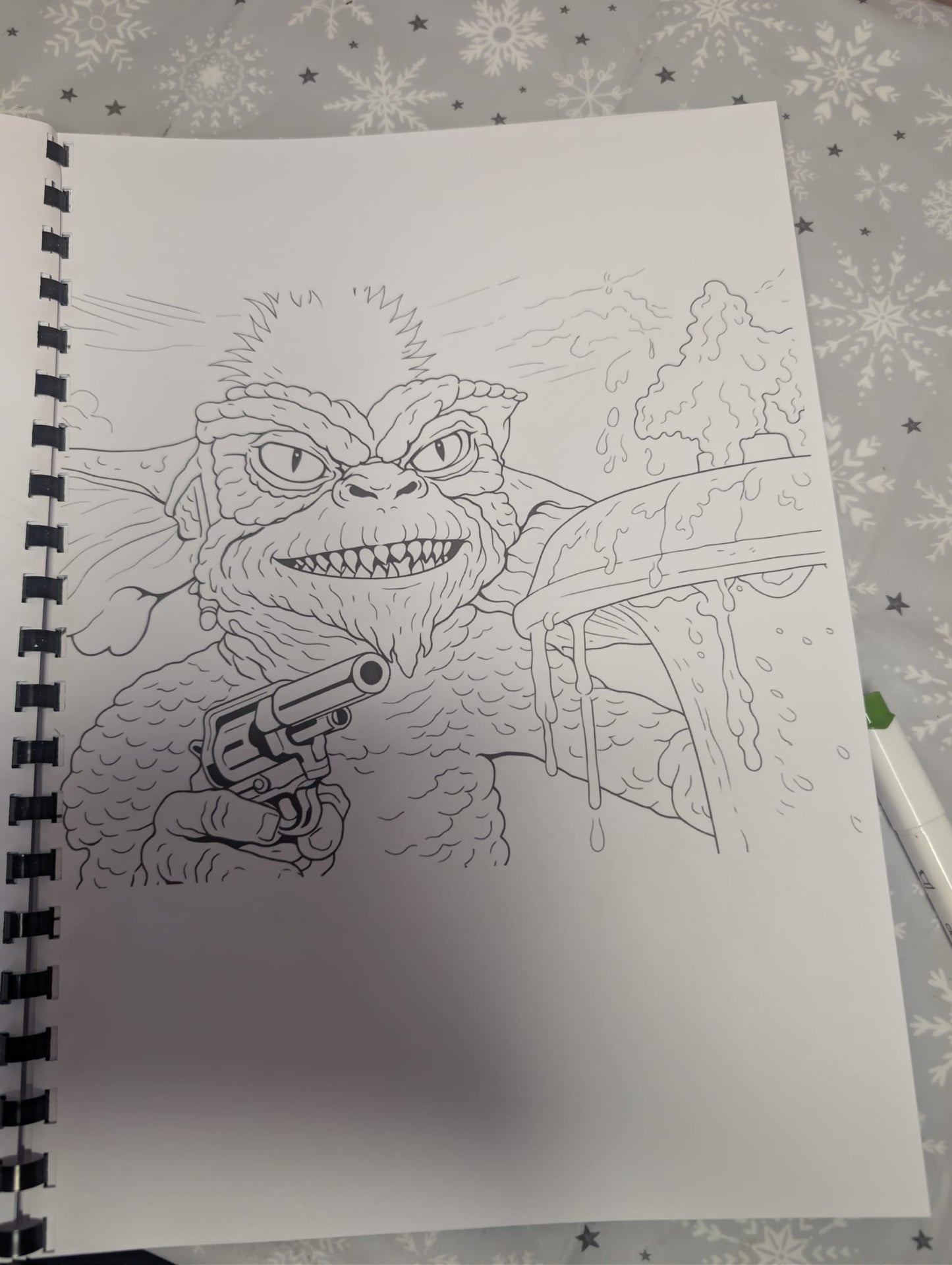 Gremlins Colouring Book | Retro 80s Movie Inspired A4 Colouring Book | Fan Gift