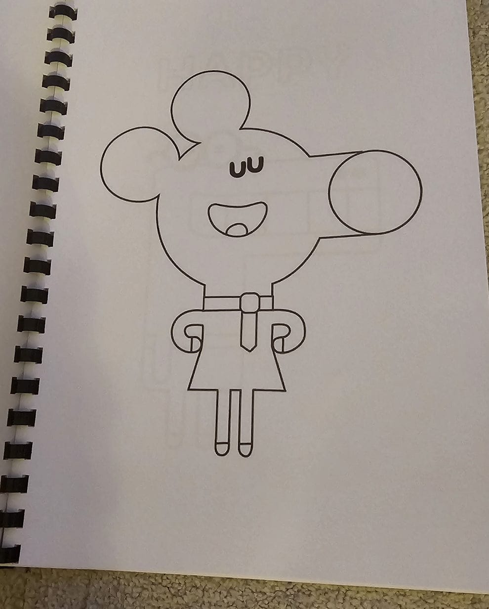 Hey Duggee Inspired Colouring Book