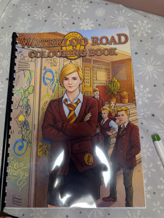 Waterloo Road Colouring Book – Inspired TV Series Colouring Book | 20+ Pages of School Life, Drama & Nostalgia
