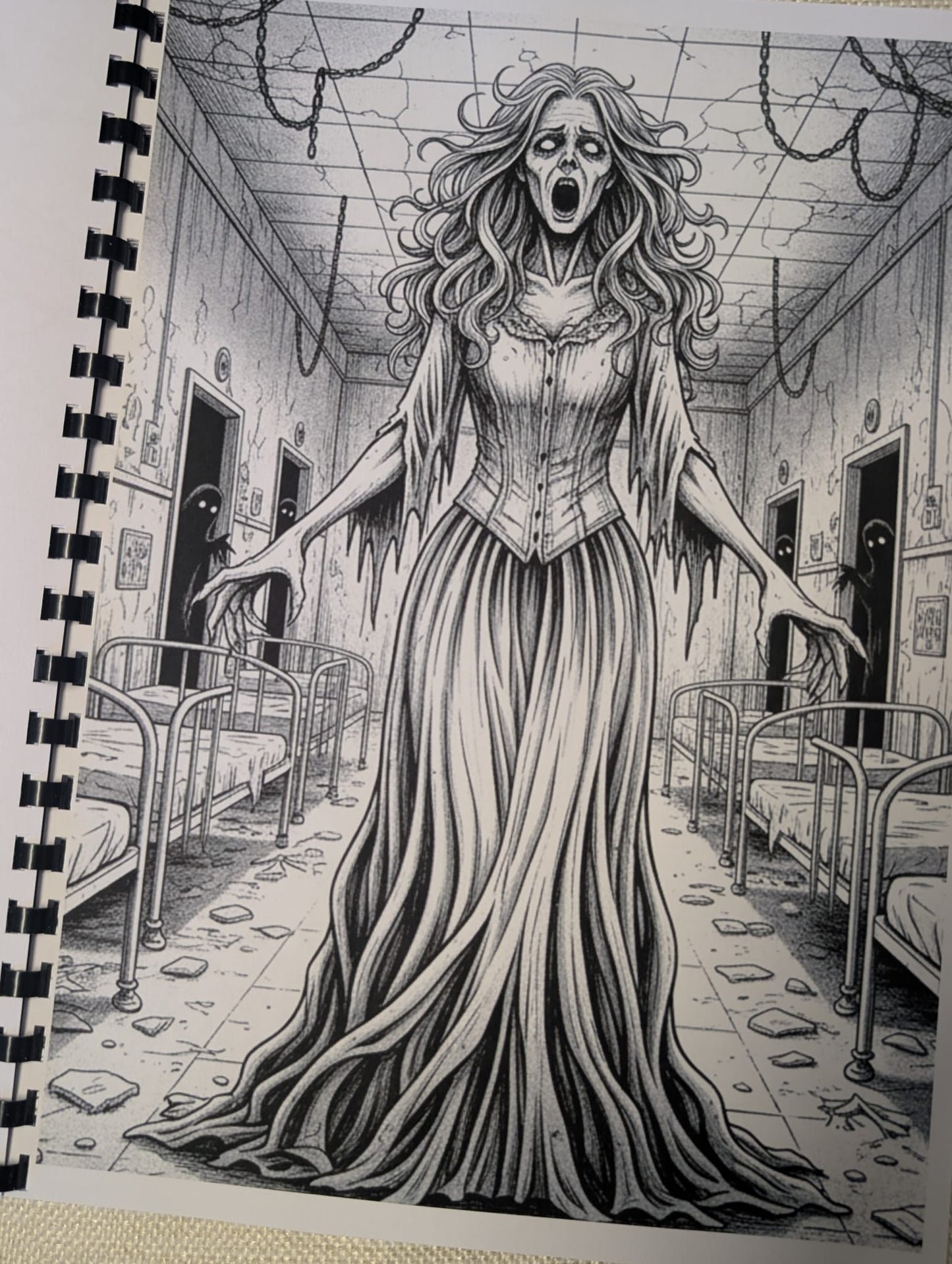Horror Movie Colouring Book – Inspired by Classic & Modern Horror Films | 20+ Spine-Chilling Colouring Pages