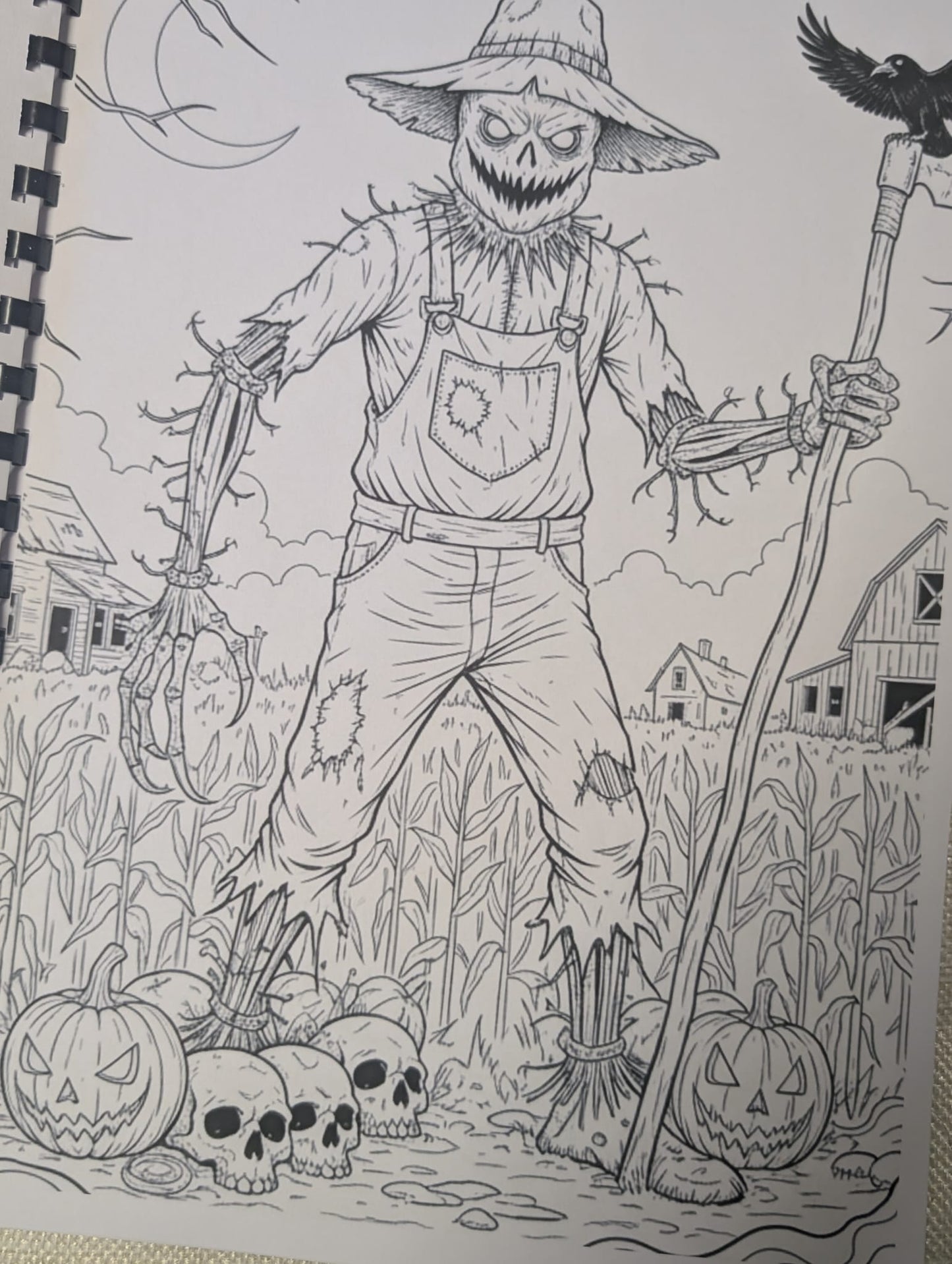 Horror Movie Colouring Book – Inspired by Classic & Modern Horror Films | 20+ Spine-Chilling Colouring Pages