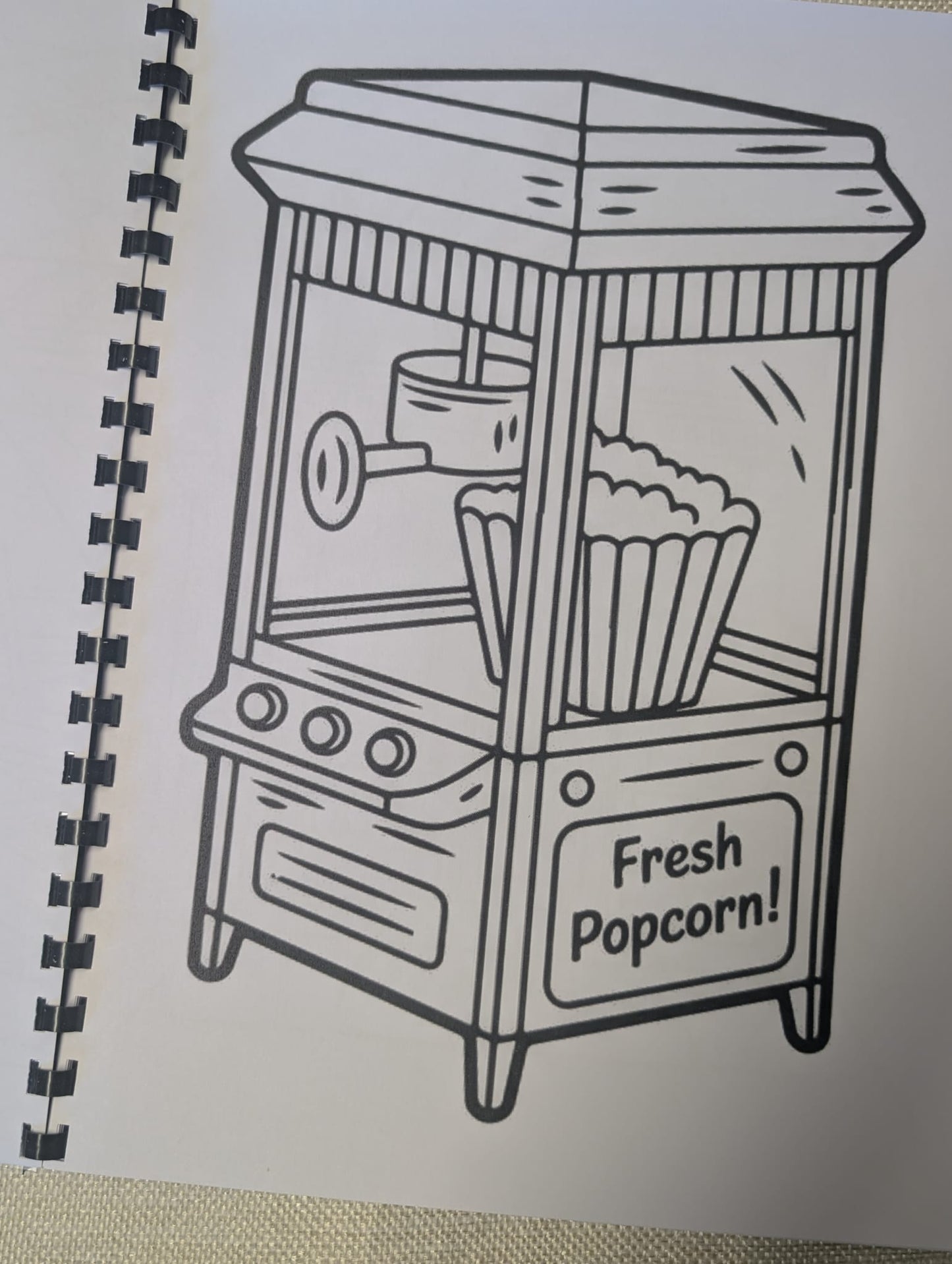 Movie Night Colouring Book – Cosy Cinema, Popcorn & Film Night Colouring Book | 20+ Relaxing Movie-Themed Pages