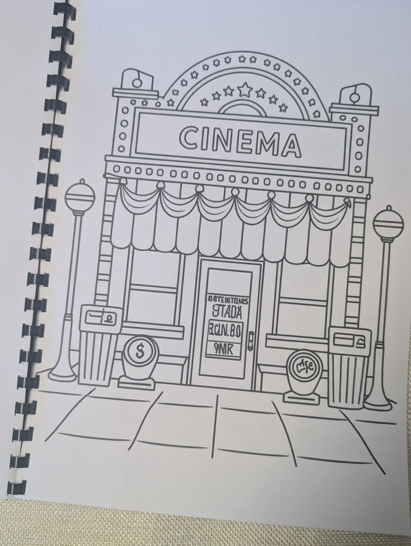 Movie Night Colouring Book – Cosy Cinema, Popcorn & Film Night Colouring Book | 20+ Relaxing Movie-Themed Pages