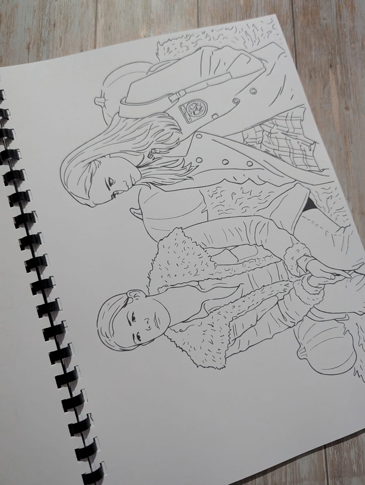 Gilmore Girls Colouring Book – Inspired TV Series Colouring Book | 20+ Cosy Stars Hollow Colouring Pages