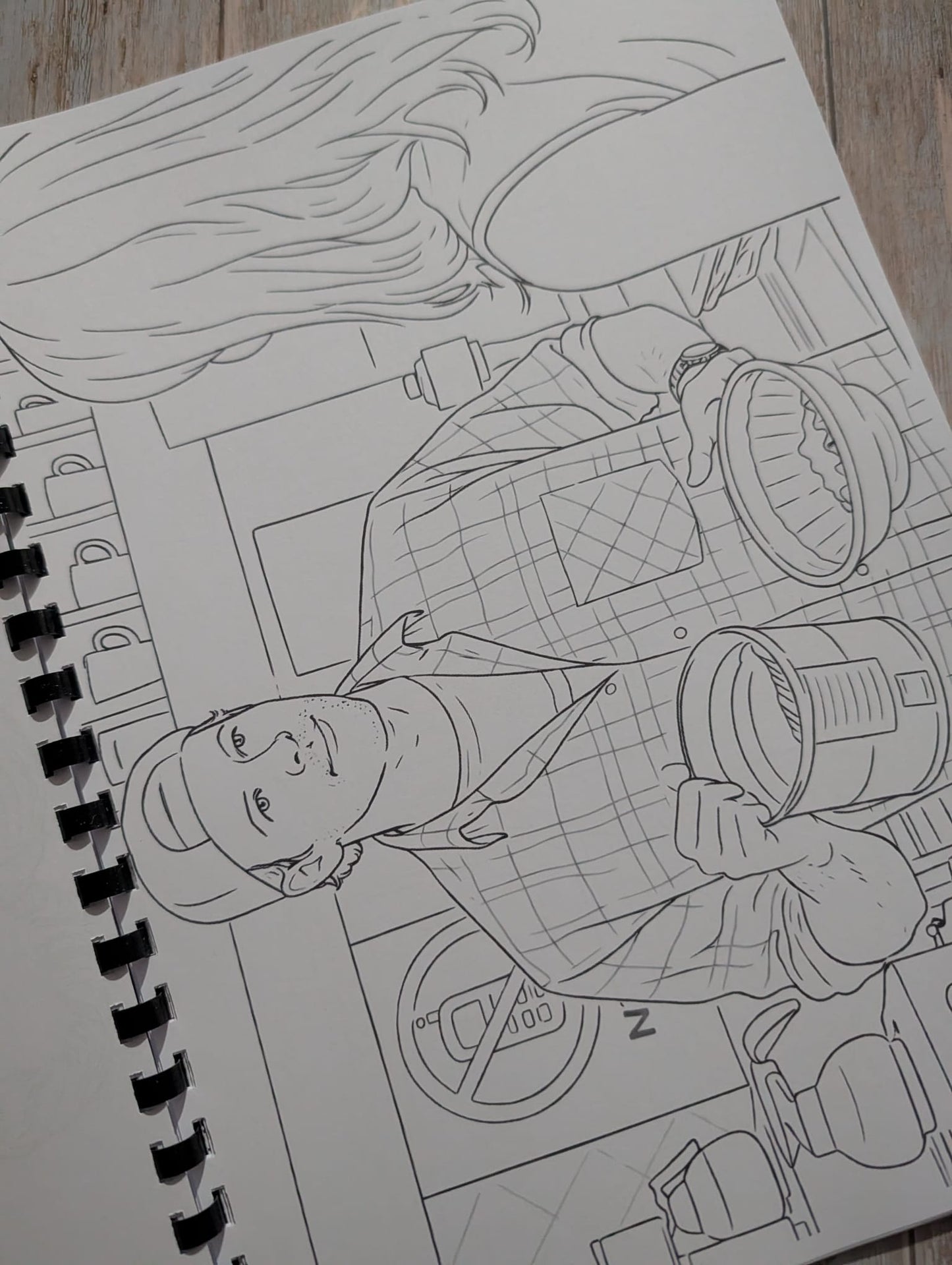 Gilmore Girls Colouring Book – Inspired TV Series Colouring Book | 20+ Cosy Stars Hollow Colouring Pages