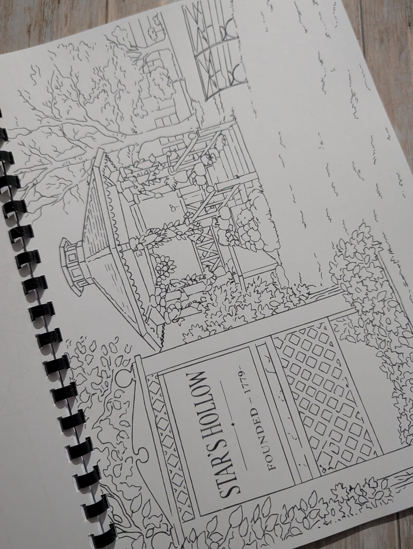 Gilmore Girls Colouring Book – Inspired TV Series Colouring Book | 20+ Cosy Stars Hollow Colouring Pages