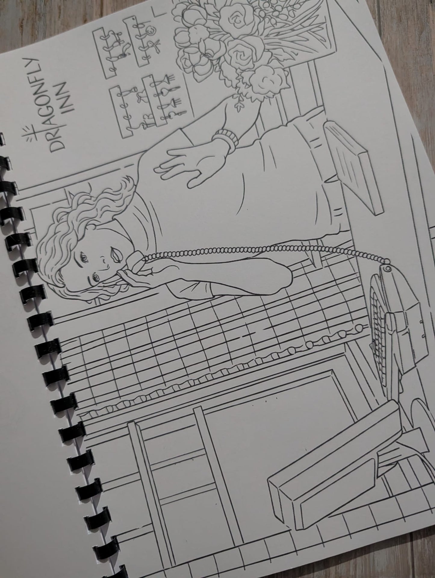 Gilmore Girls Colouring Book – Inspired TV Series Colouring Book | 20+ Cosy Stars Hollow Colouring Pages