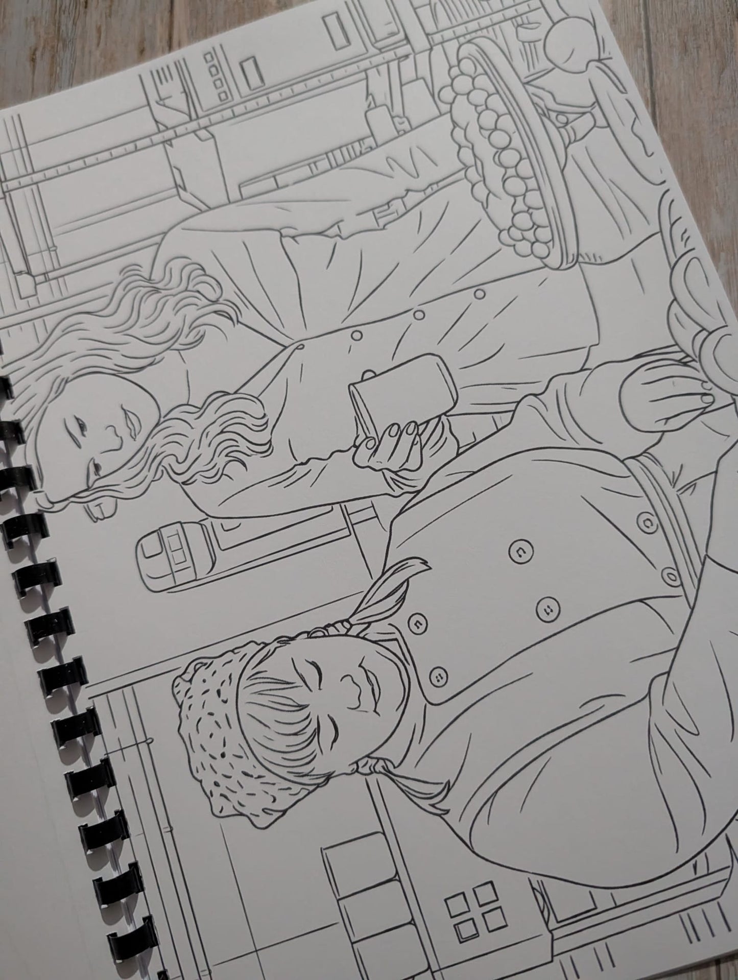 Gilmore Girls Colouring Book – Inspired TV Series Colouring Book | 20+ Cosy Stars Hollow Colouring Pages