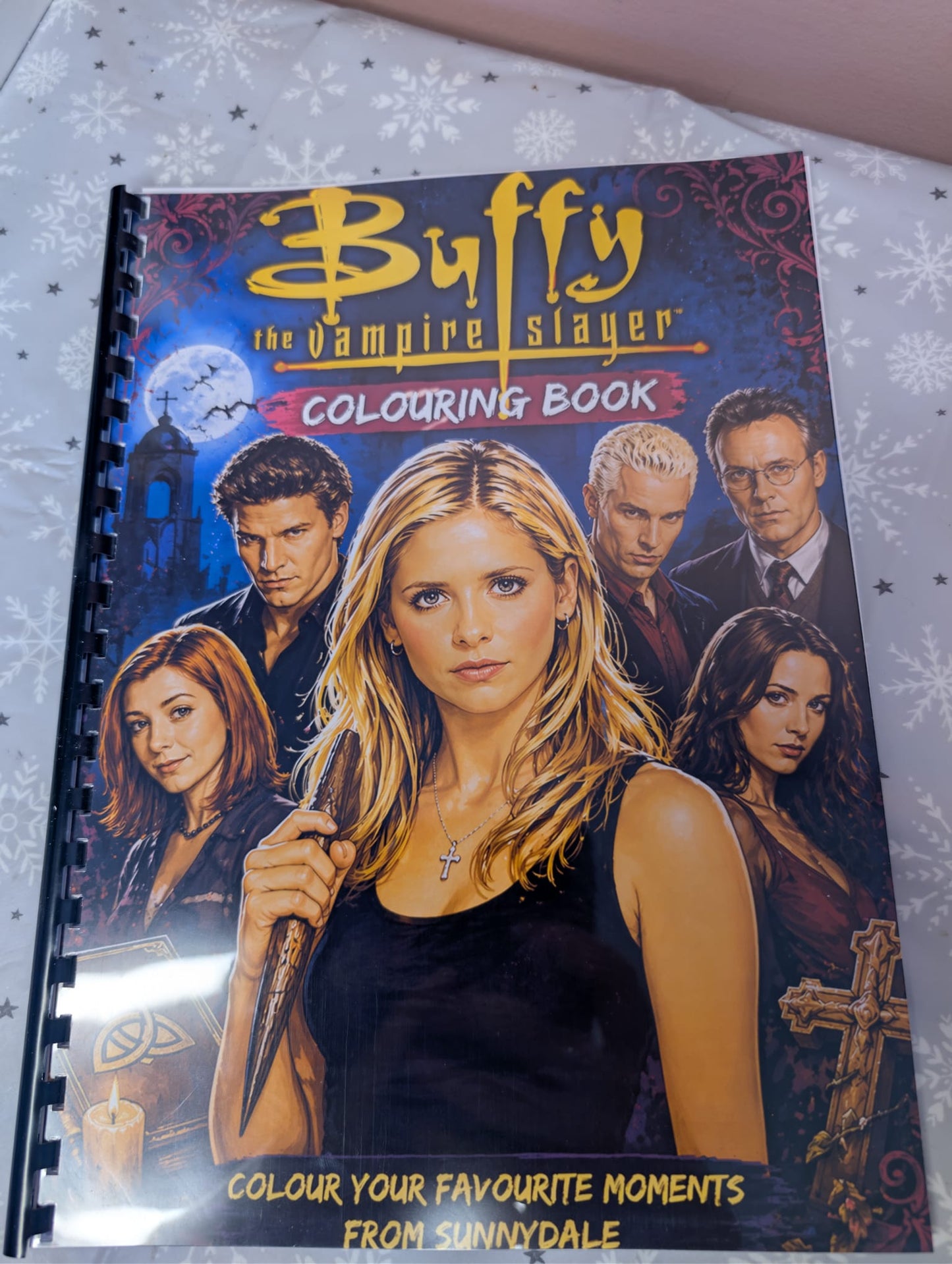 Buffy the Vampire Slayer Colouring Book – Inspired TV Series Colouring Book | 20+ Supernatural & Vampire-Themed Colouring Pages