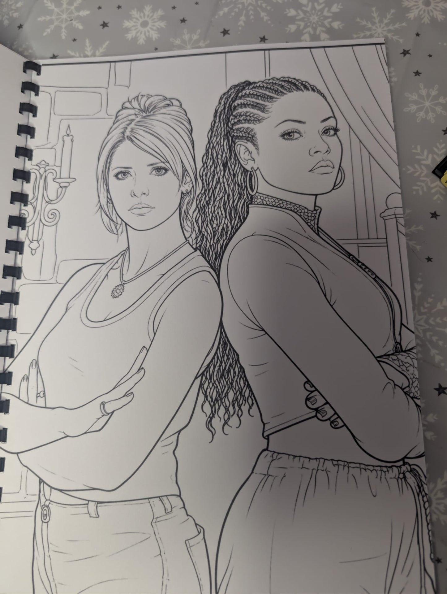 Buffy the Vampire Slayer Colouring Book – Inspired TV Series Colouring Book | 20+ Supernatural & Vampire-Themed Colouring Pages