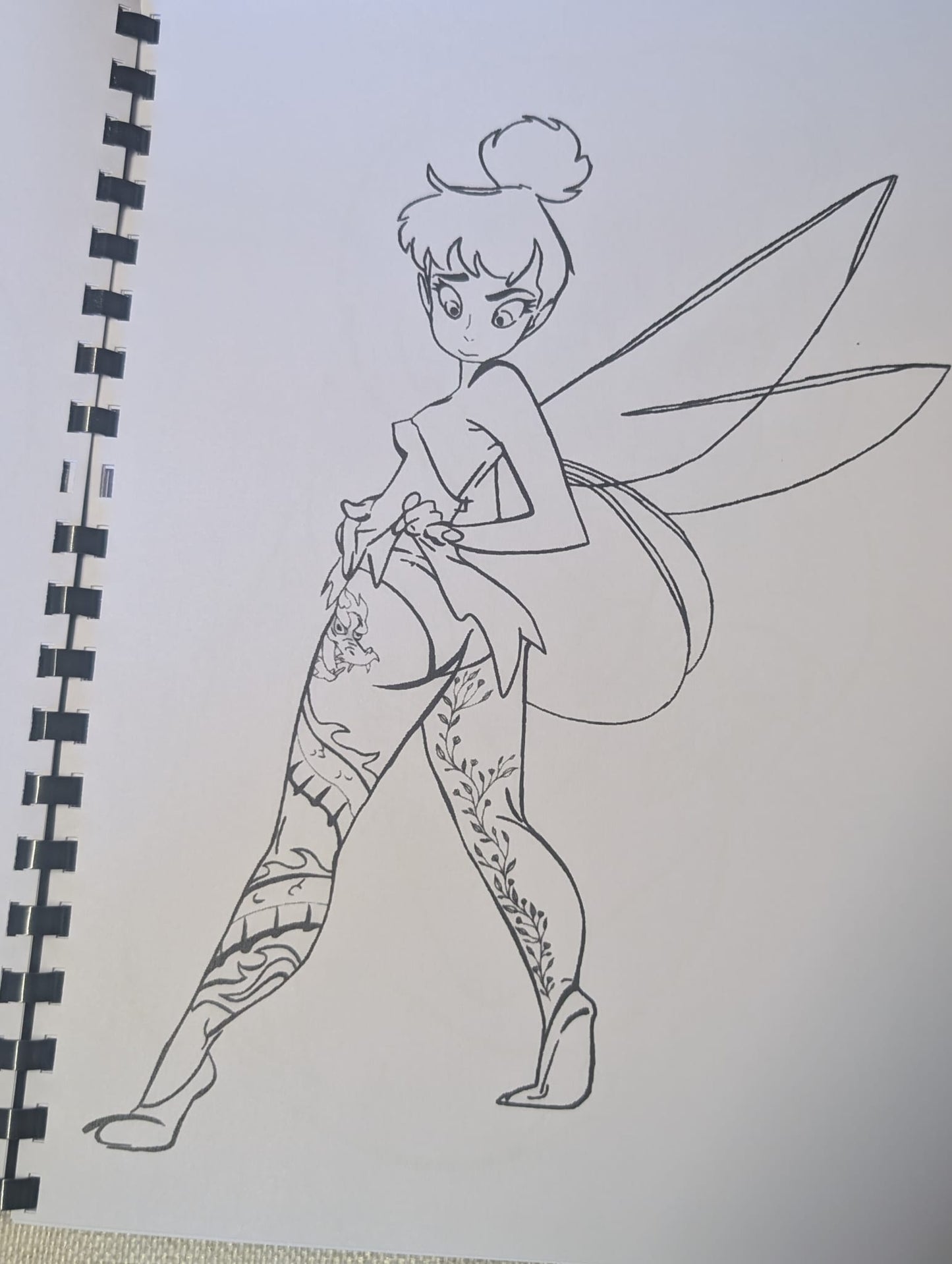 Tattooed Princesses Colouring Book – Alternative Fairytale Colouring Book | 20+ Edgy Princess & Tattoo Art Colouring Pages