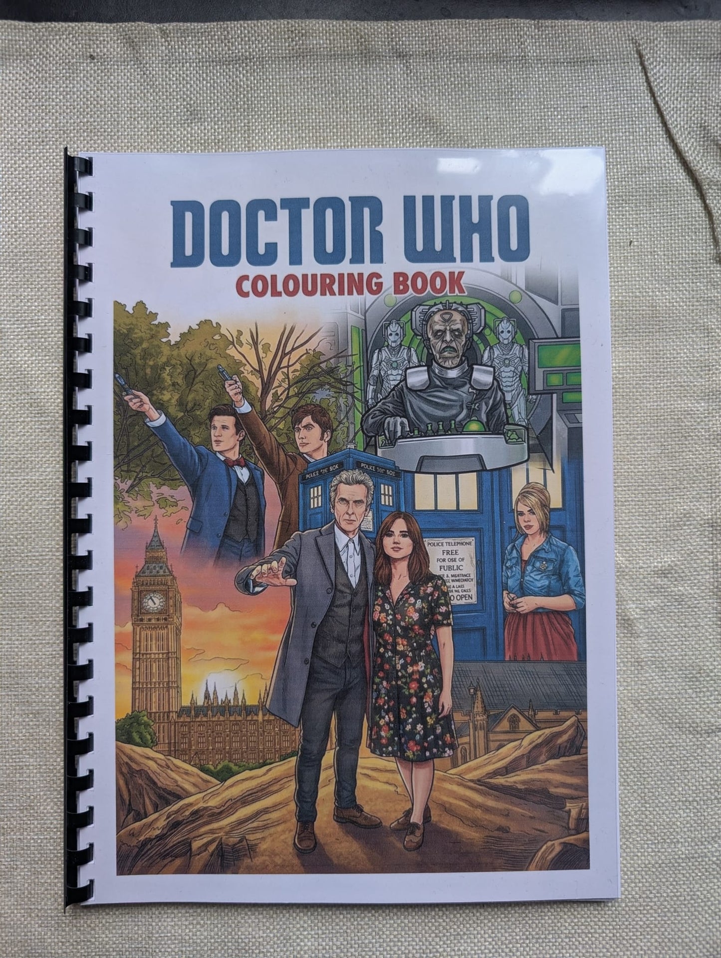 Doctor Who Colouring Book – Inspired Sci-Fi Adventure Colouring Book | 20+ Time Travelling Colouring Pages