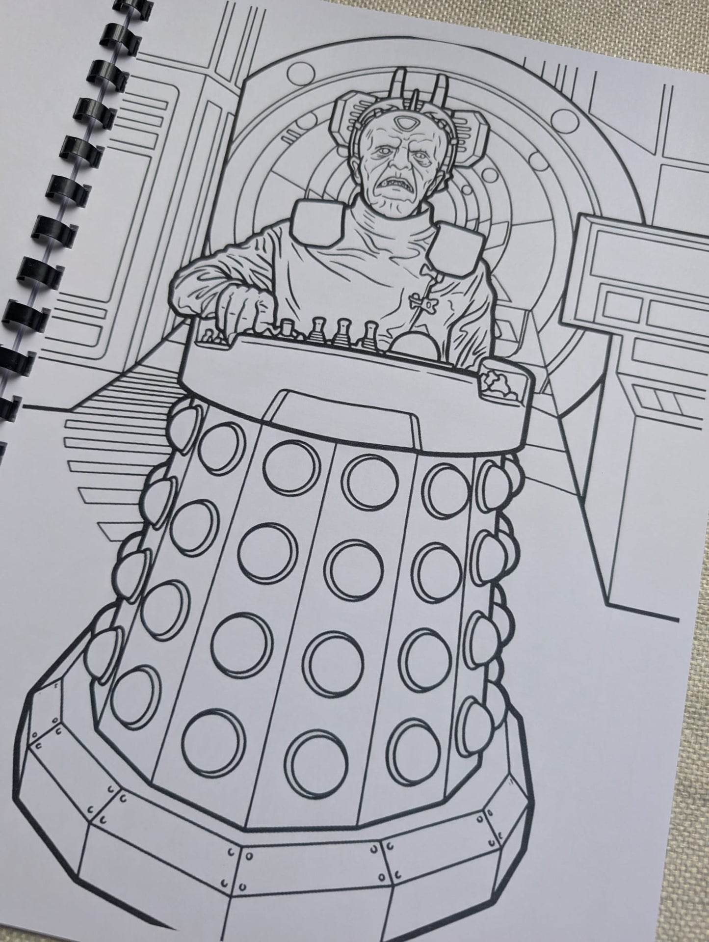 Doctor Who Colouring Book – Inspired Sci-Fi Adventure Colouring Book | 20+ Time Travelling Colouring Pages